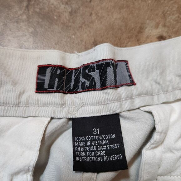 Rusty Men’s Cotton Shorts – Size 31 - Picture 3 of 6